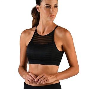 Glyder Unwind Mesh Yoga Sports Bra S